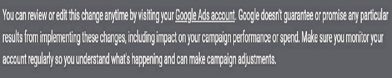How to Opt Out of Google's Automatic Ad Campaign Management 2