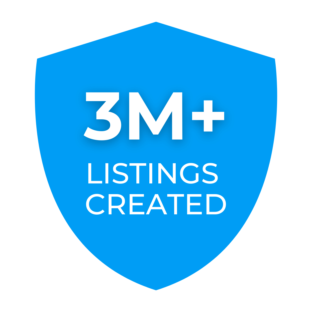 3M Listings Created