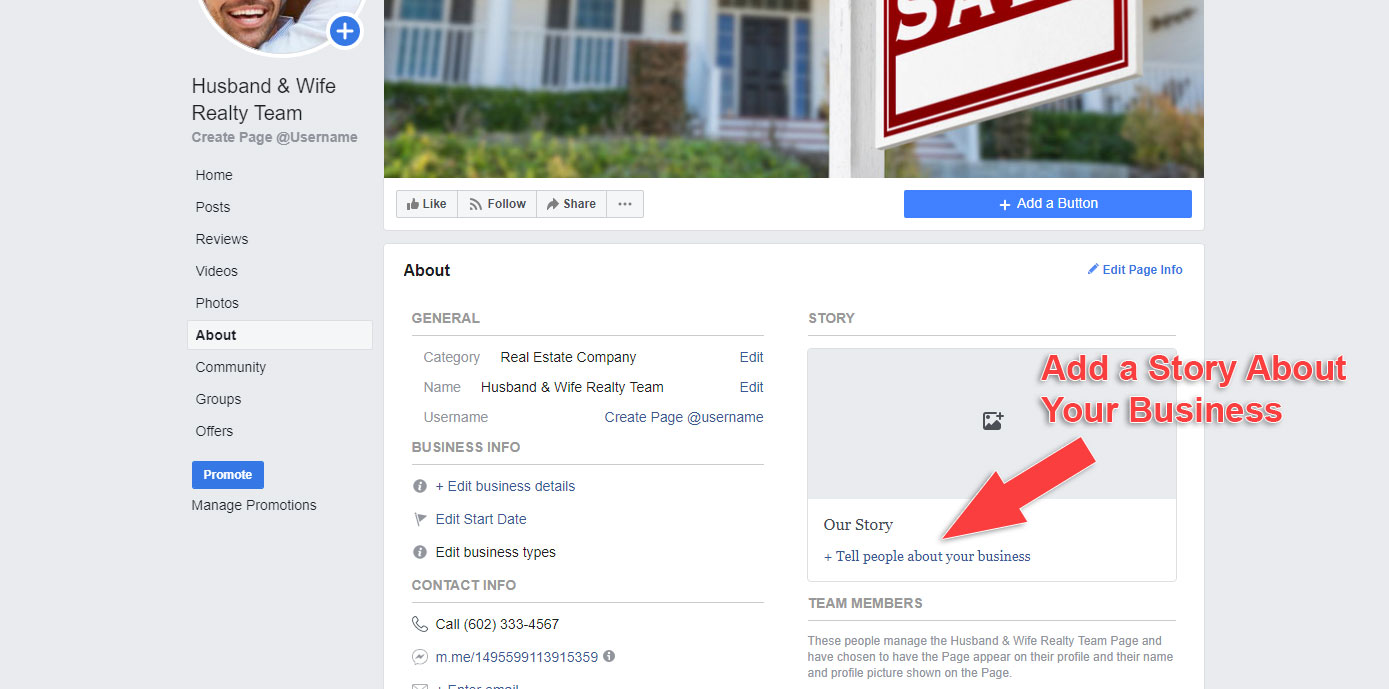 How to Make a Business Page on Facebook - Create Story