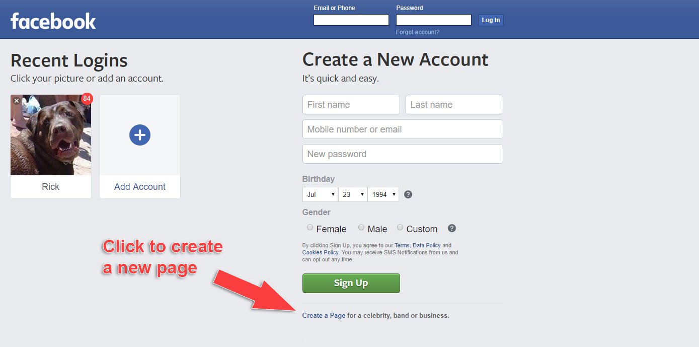 How to Make a Business Page on Facebook - Create Page