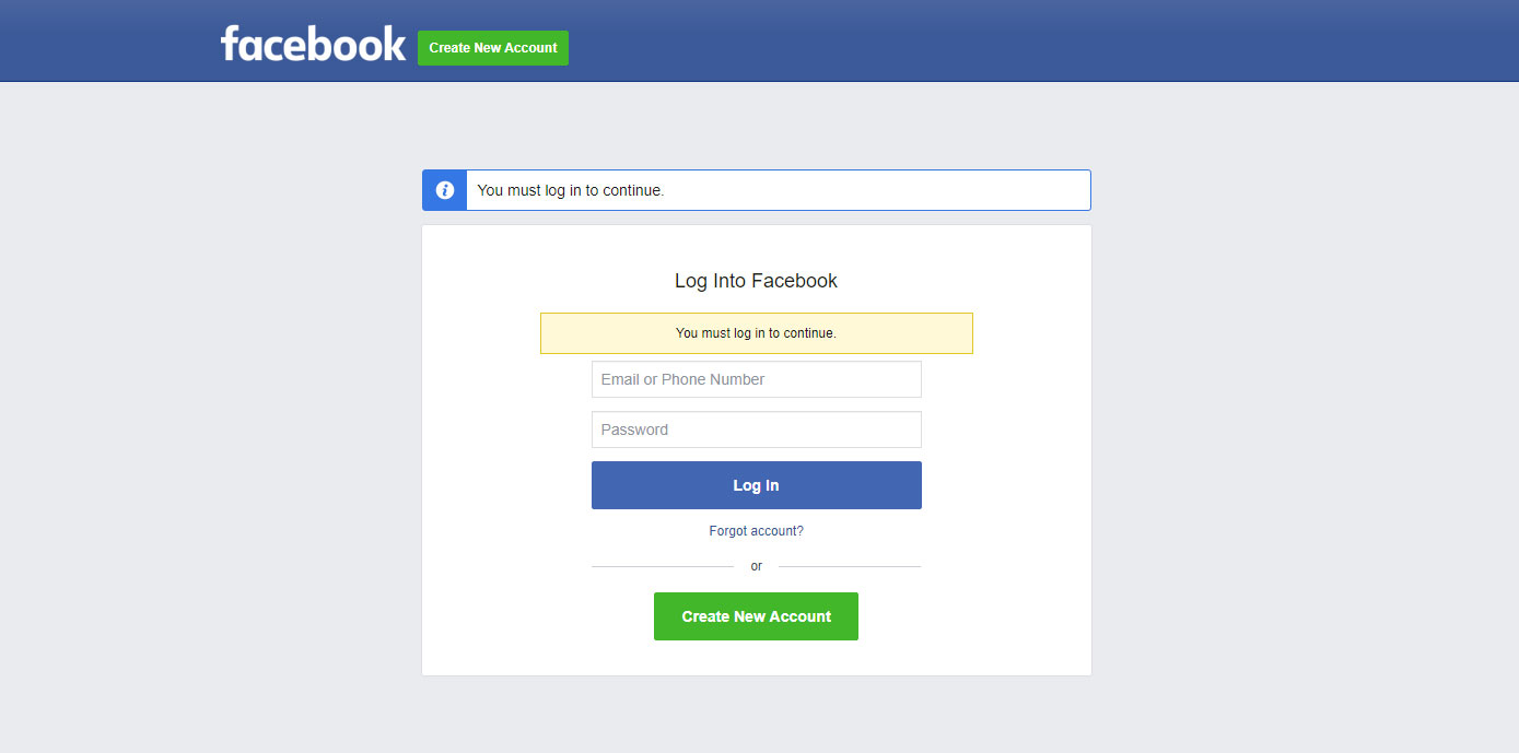 How to Make a Business Page on Facebook - Login to Account