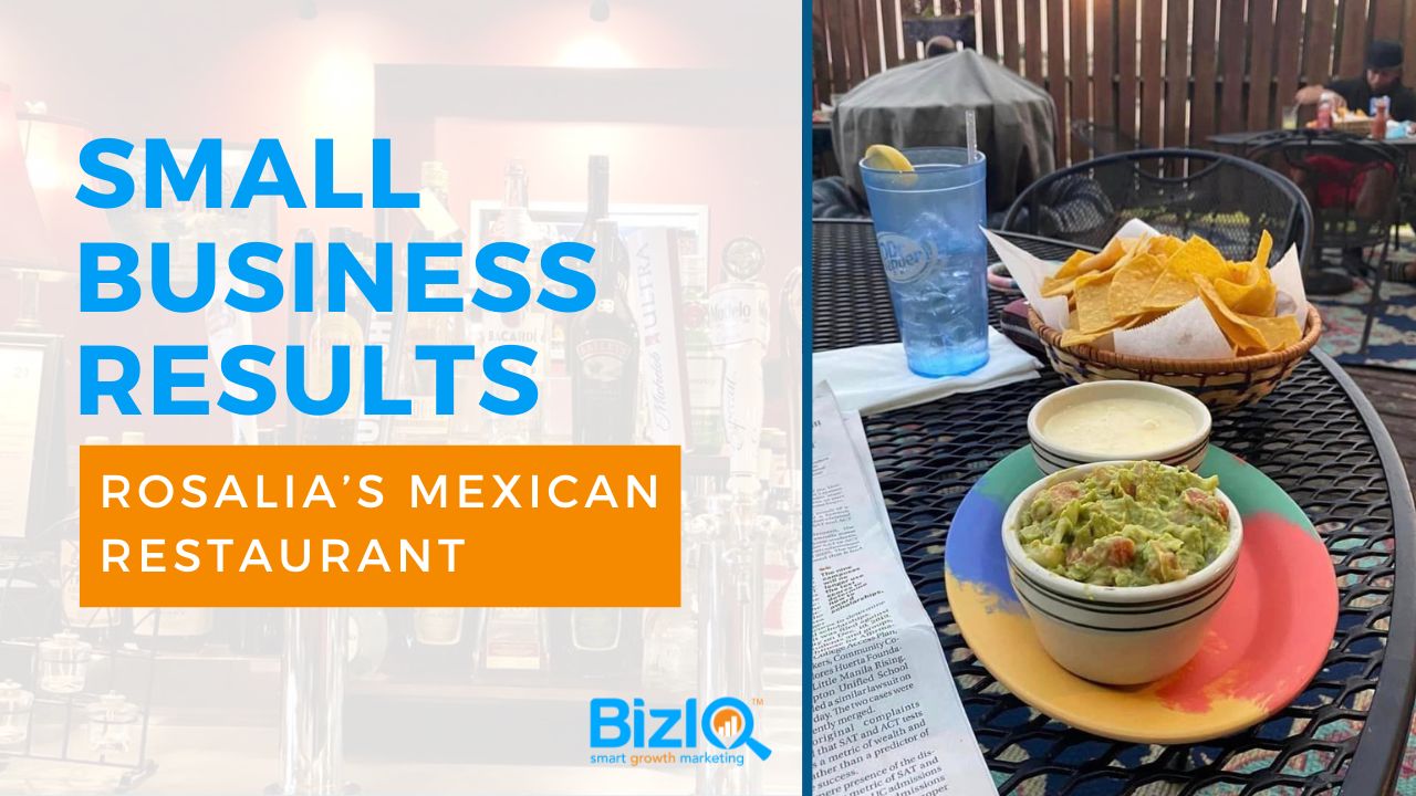Client Testimonial for Rosalia's Mexican Restaurant