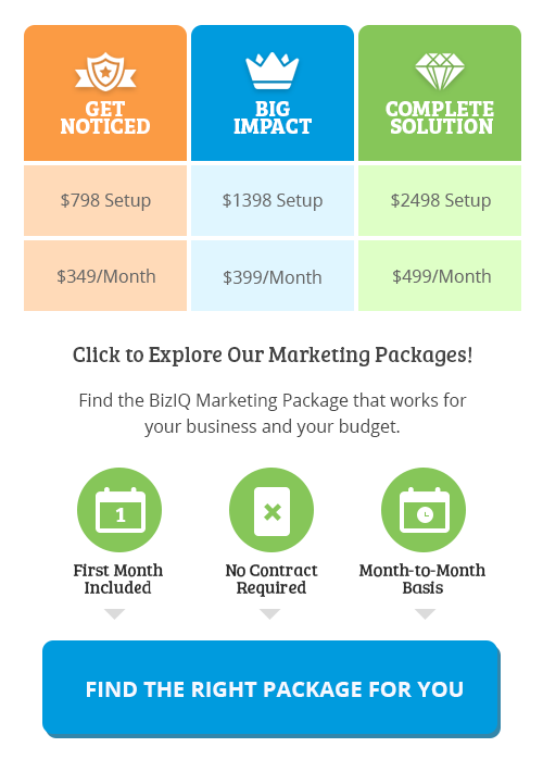 click to explore marketing packages and pricing