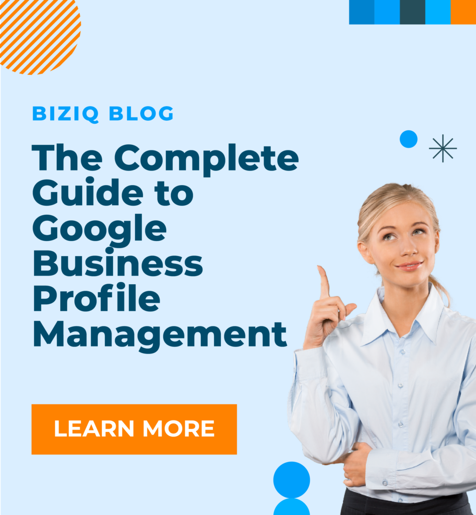 GOOGLE BUSINESS PROFILE MANAGEMENT A COMPLETE HOW TO visual data 5