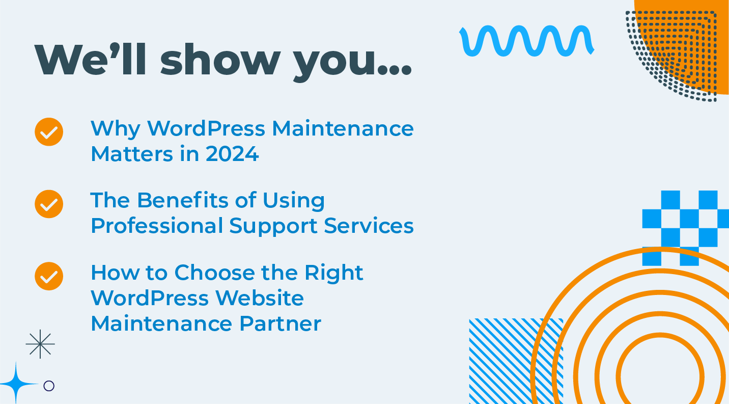 WordPress Website Maintenance and Support Services for 2024