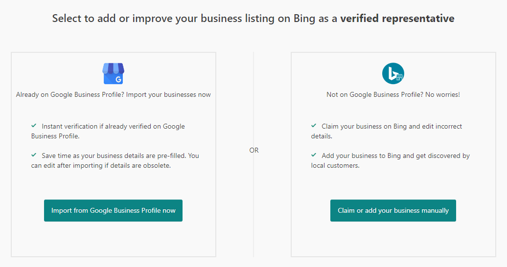 Bing Places Import Or Add