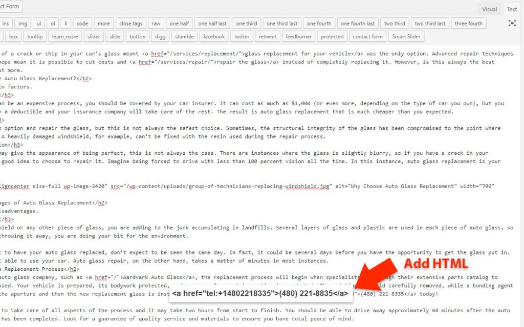 How to Make a Phone Number Clickable in WordPress