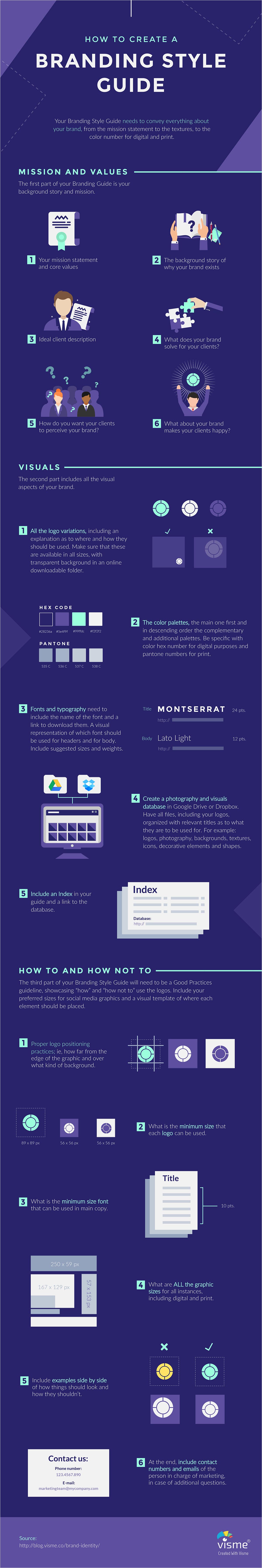 Branding Style Guide [Infographic]