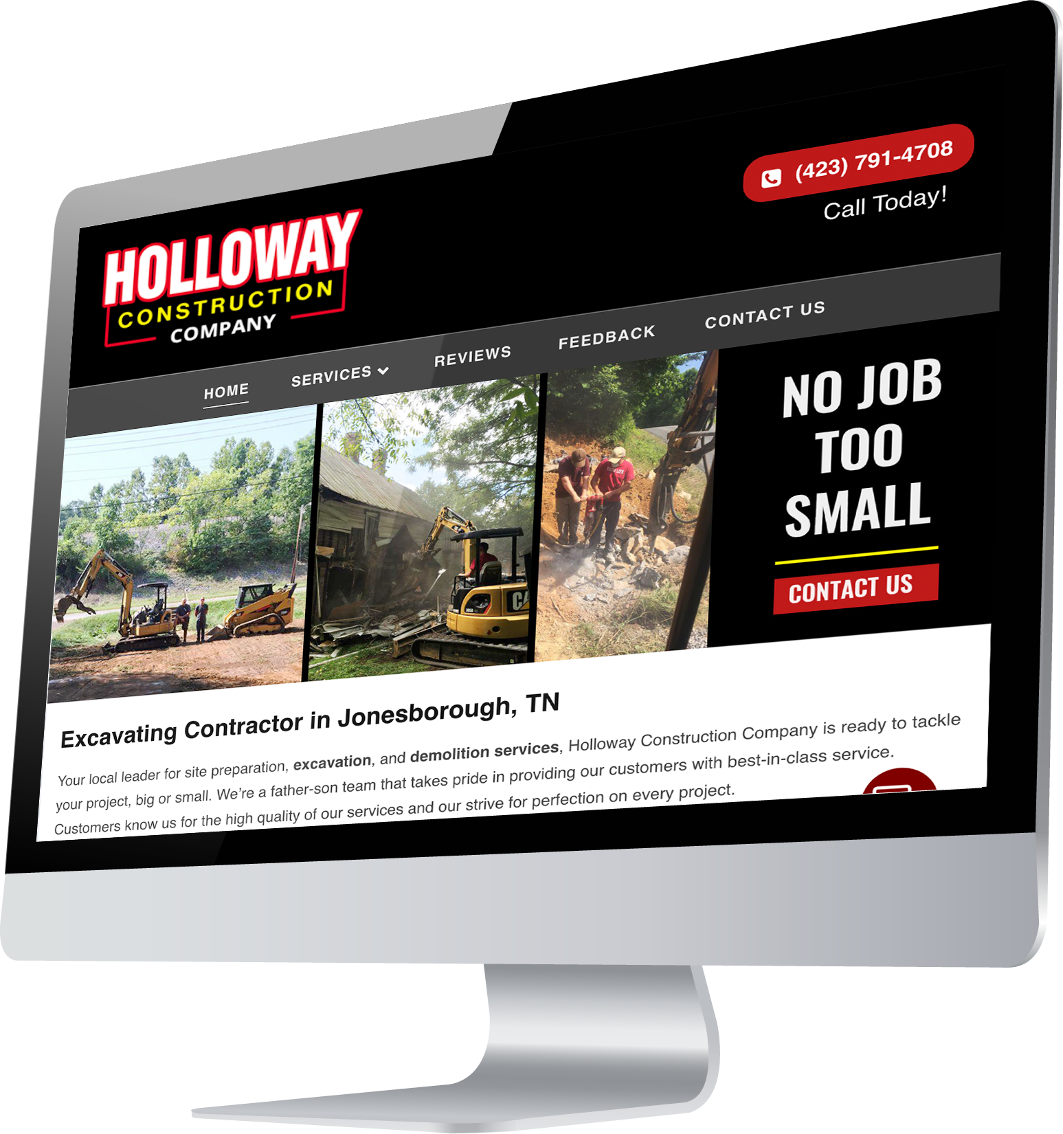 Holloway Construction Website