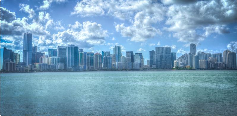 Miami skyline for local miami Seo hero