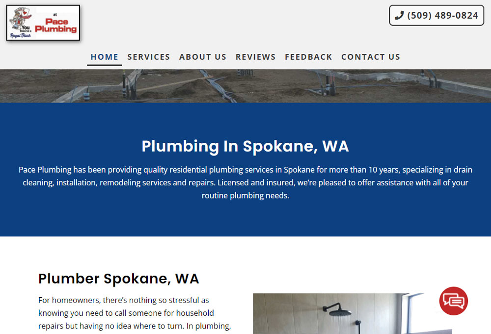 Plumbing Website Design