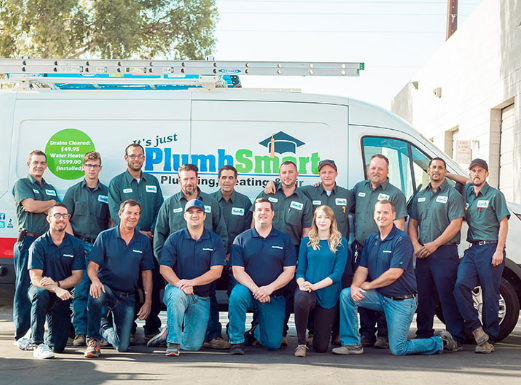 plumbsmart crew and van