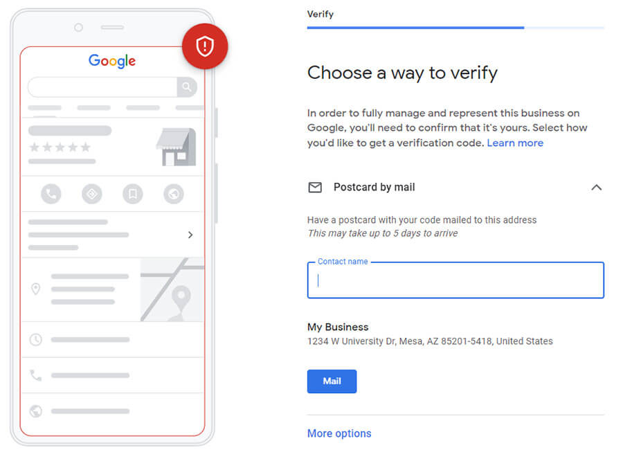 Verify Google My Business